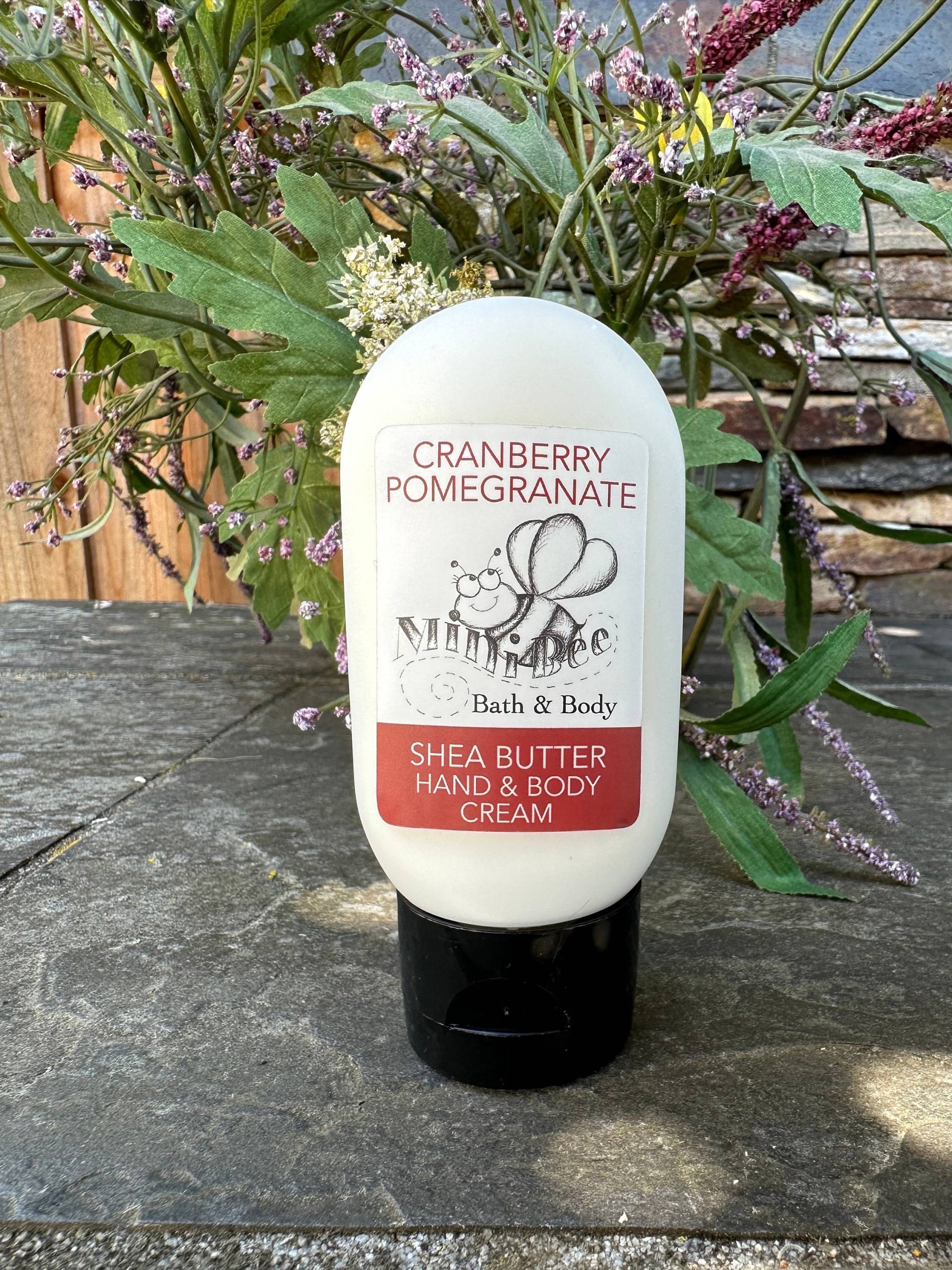 Cranberry Pomegranate Handcreme, Körpercreme, Sheabutter Handcreme von Etsy - MiniBeeBeauty