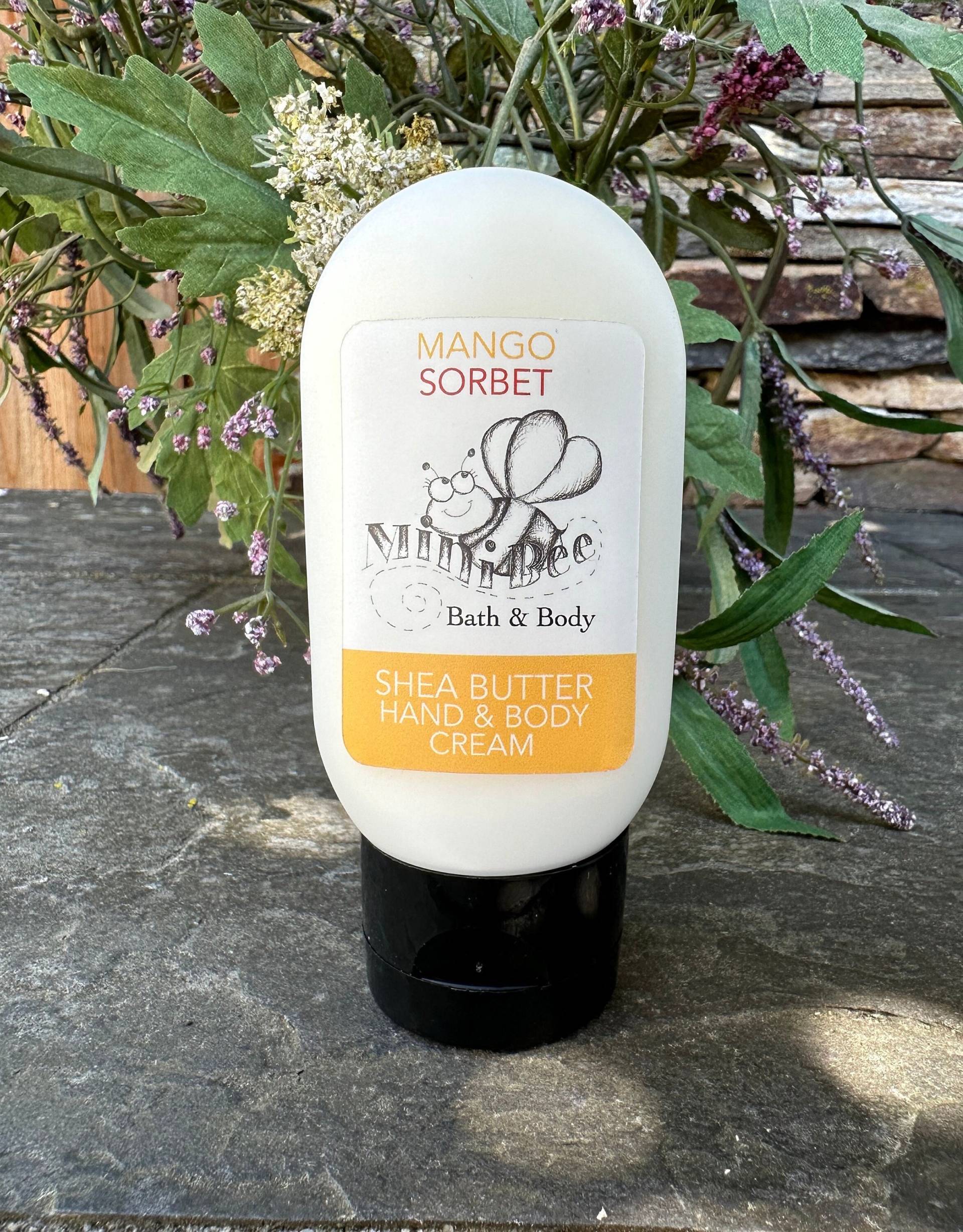 Mango Sorbet Handcreme, Körpercreme, Sheabutter Handcreme von Etsy - MiniBeeBeauty