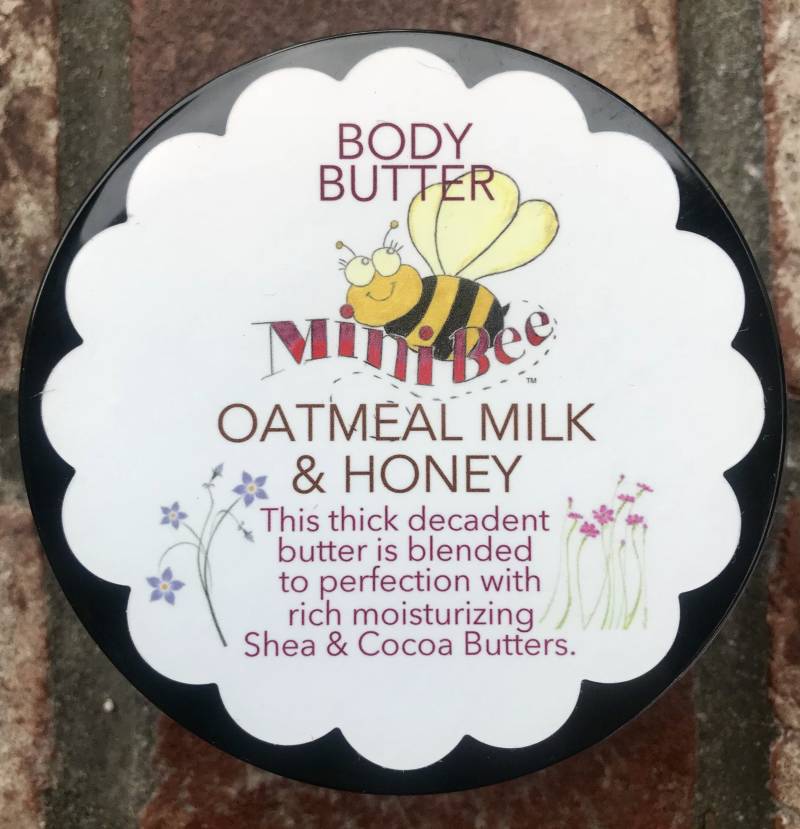 Oatmeal Milk & Honey Körperbutter, Sheabutter, Kakaobutter, Luscious Butter, Natürliche Hydratisieren Sie Ihre Haut von Etsy - MiniBeeBeauty