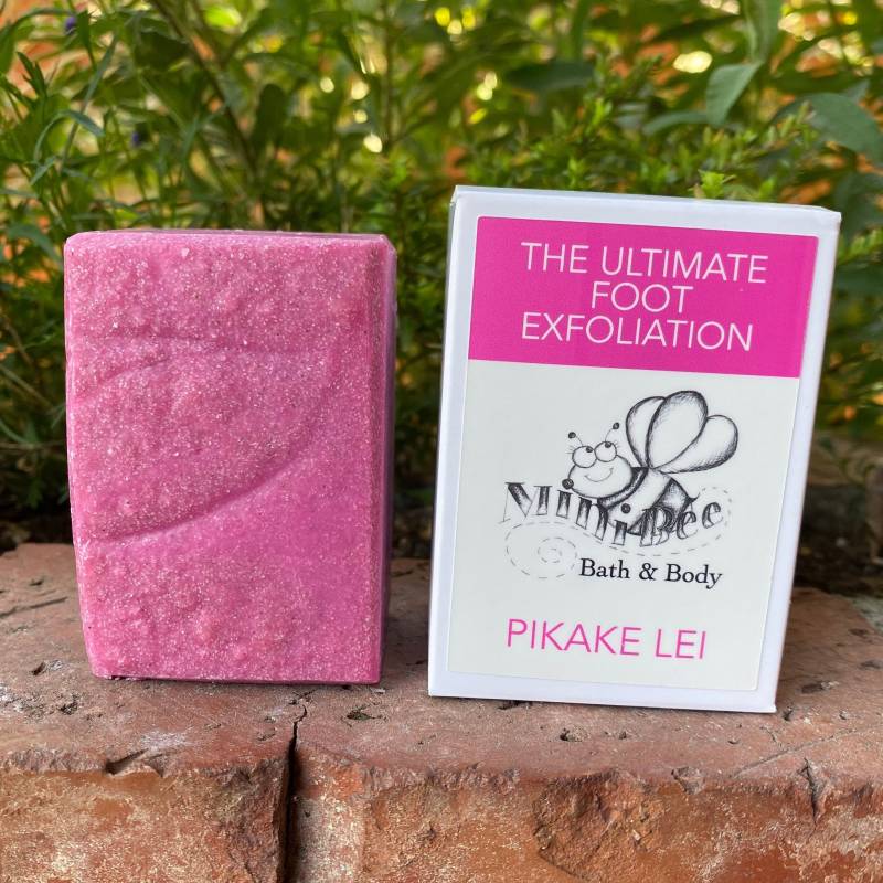 Pikake Lei Bimssteinseife, Handgemachte Kaltprozess-Seife, Fußpolitur ~ Das Ultimative Fußpeeling von Etsy - MiniBeeBeauty