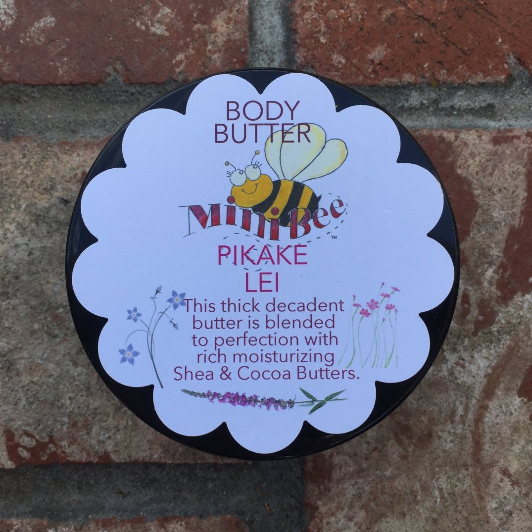 Pikake Lei Körperbutter, Sheabutter, Kakaobutter, Luscious Butter, Natürliche Hydratisieren Sie Ihre Haut Pikake Lei Körperbutter, Sheabutter, Kakaobutter, Luscious Butter, Natürliche Hydratisieren Sie Ihre Haut von Etsy - MiniBeeBeauty