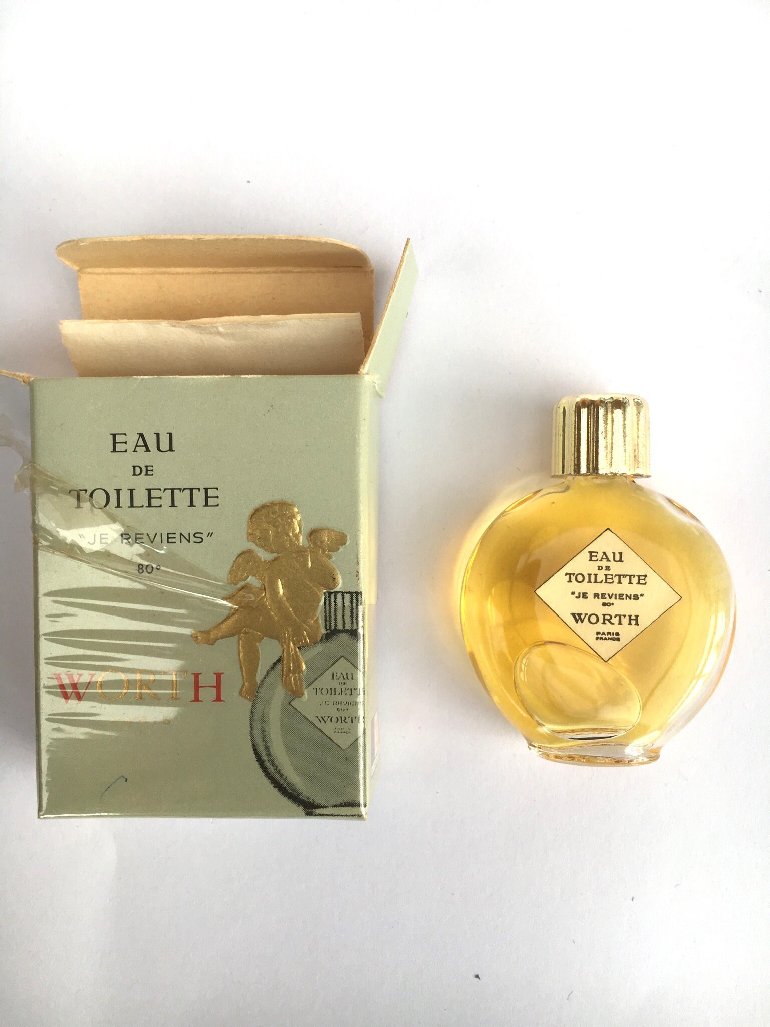 Wert - I Return Vintage-Miniatur Frankreich Wert - I Return Vintage-Miniatur Frankreich von Etsy - MiniParfumFrance