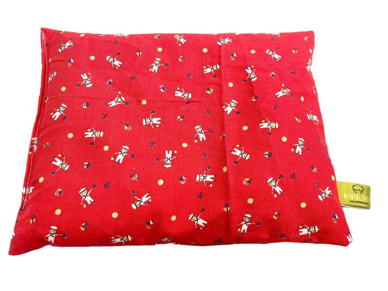 Kräuterkissen Schlafkissen Erkältung Miniblings 24x20cm Rot Matrose Spielsachen Seemann von Etsy - Miniblings