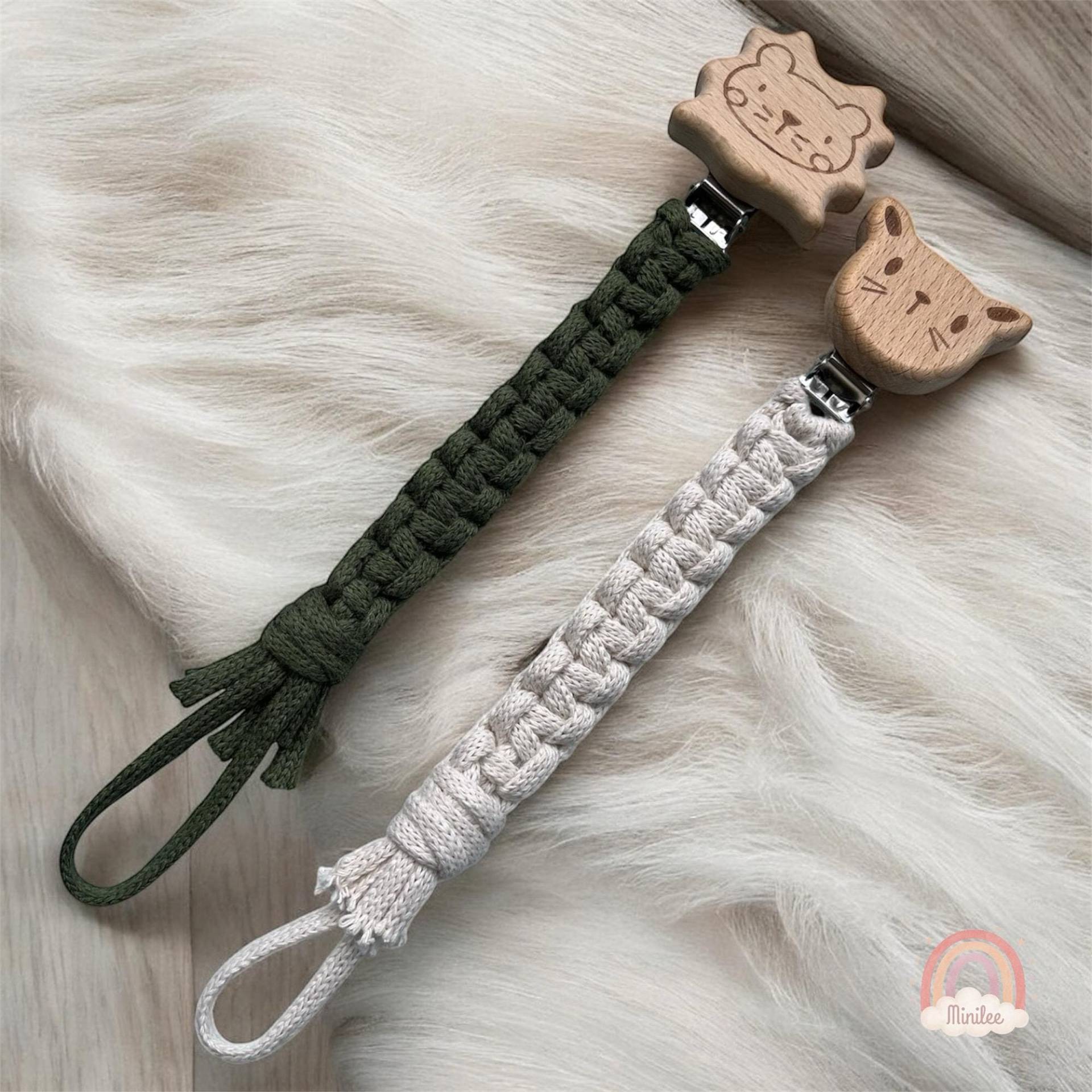 Makramee Schnullerkette von Etsy - Minileebaby