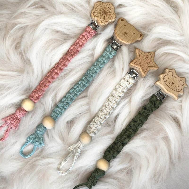 Makramee Schnullerkette von Etsy - Minileebaby