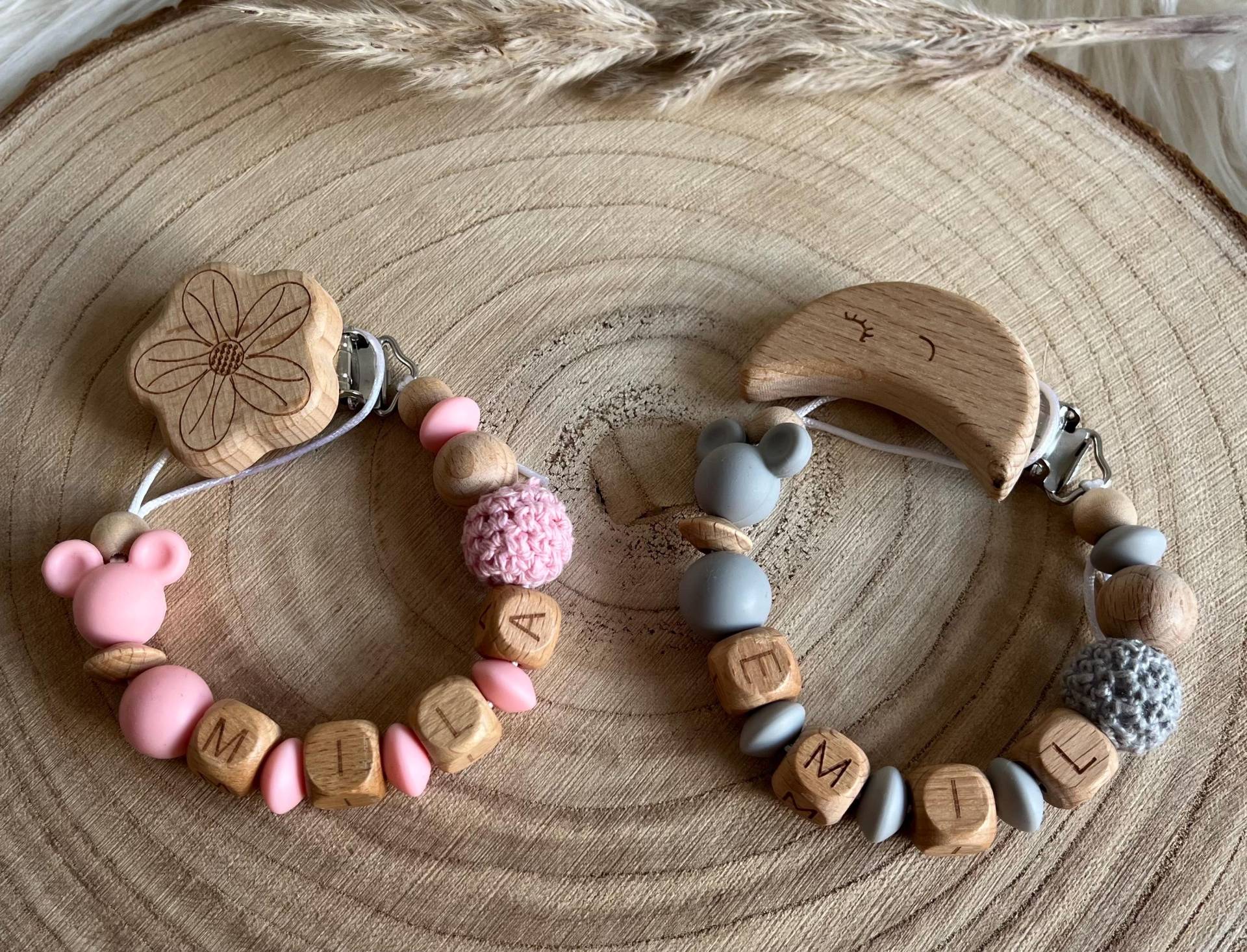 Schnullerkette Mit Maus, Minnie, Mickey, in Verschiedenen Farben Personalisierbar Holz Und Silikon Schnullerkette Mit Maus, Minnie, Mickey, in Verschiedenen Farben Personalisierbar Holz Und Silikon von Etsy - Minileebaby