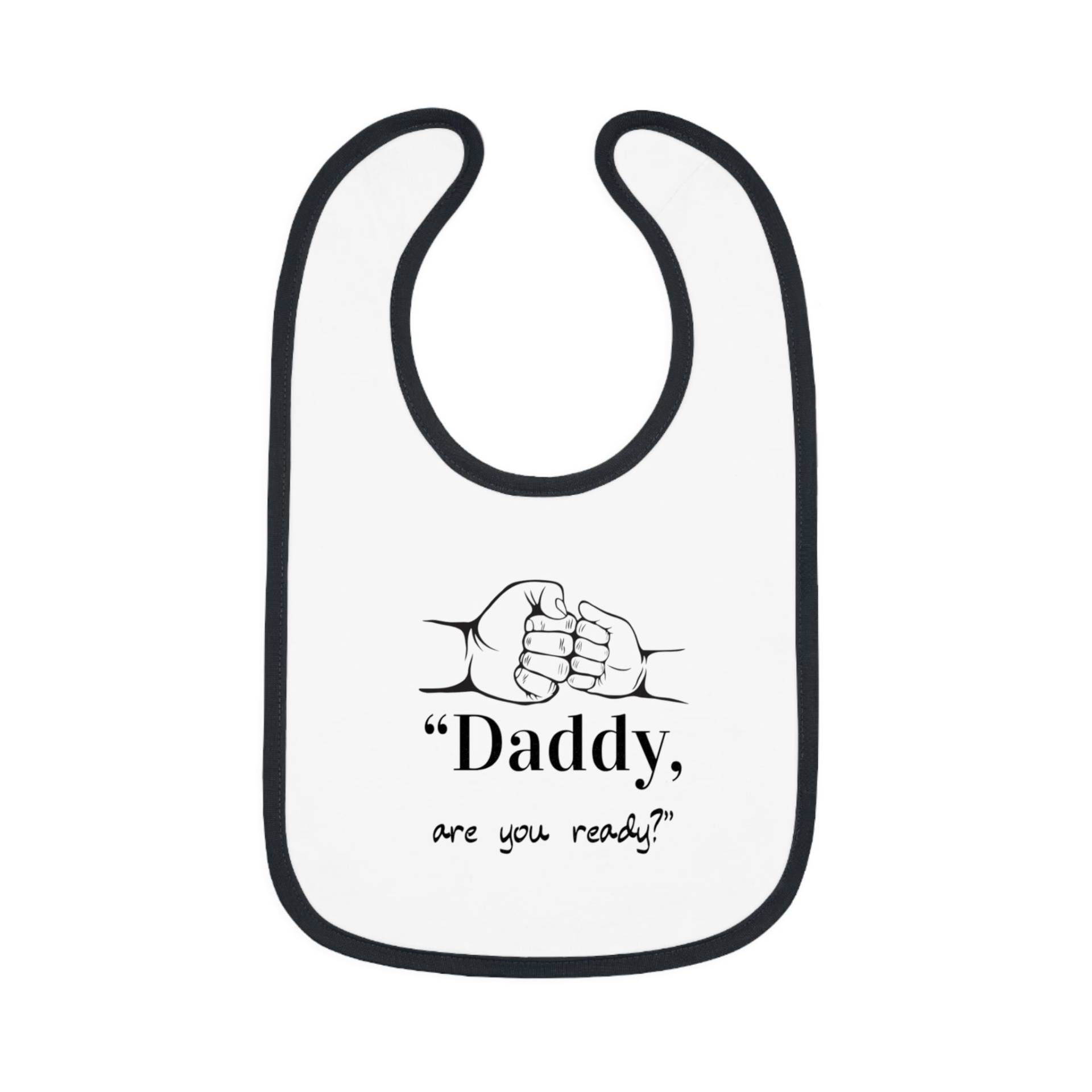 Cute Baby Bib With Daddy Quote, Funny Gift For New Dads, Shower Present, Parenting Essential, Infant Feeding Accessory von Etsy - MinimaleDesgin