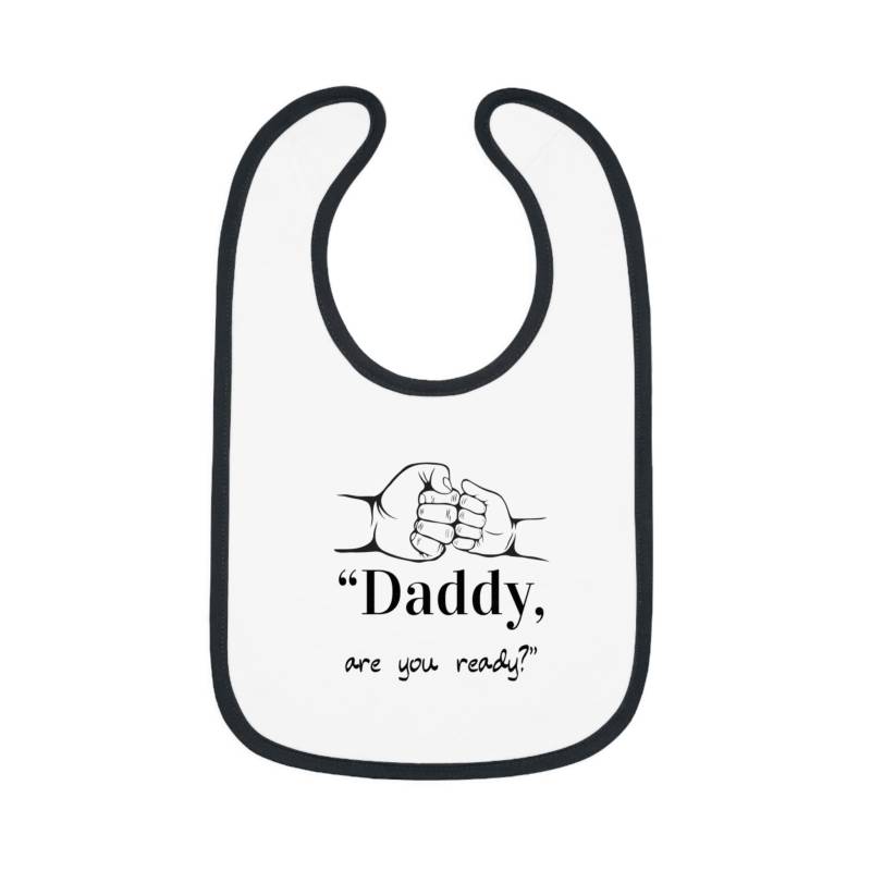 Cute Baby Bib With Daddy Quote, Funny Gift For New Dads, Shower Present, Parenting Essential, Infant Feeding Accessory von Etsy - MinimaleDesgin