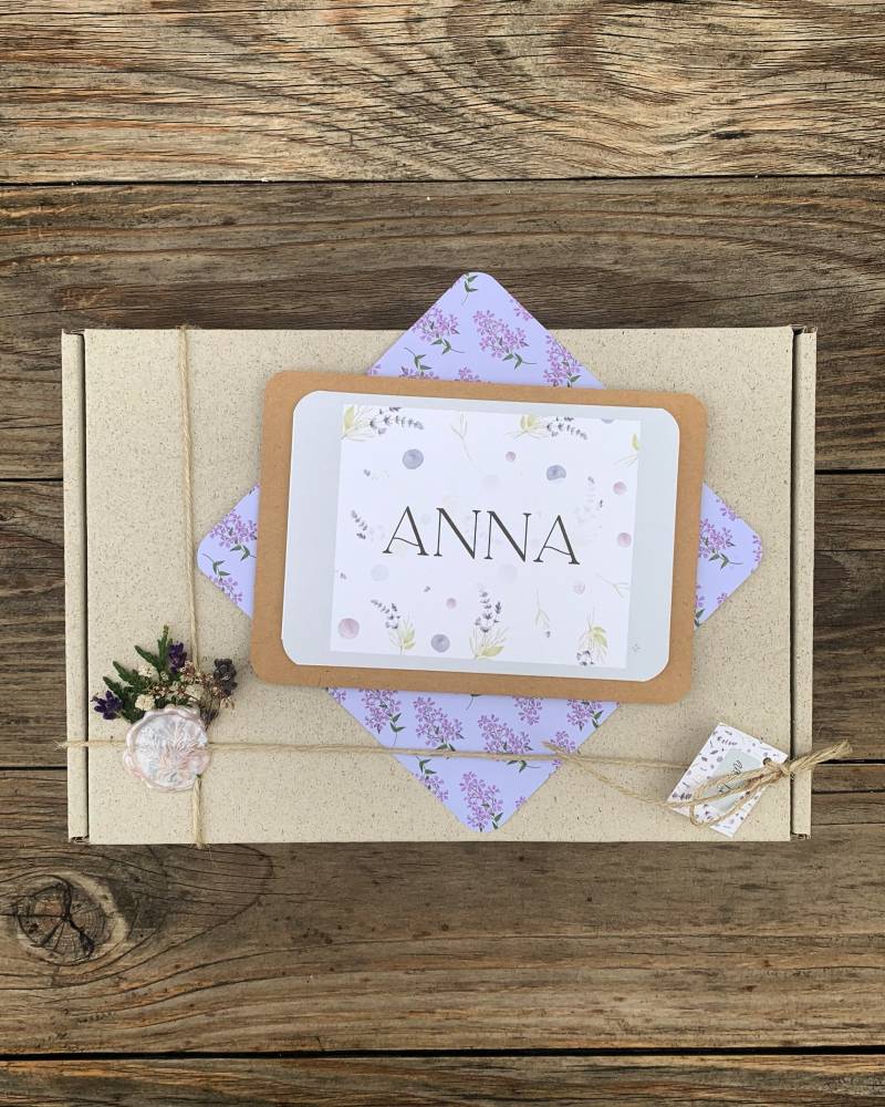 Geschenk Verpackung Nachhaltig - Personalisiert Mit Vorname Geschenkverpakung Nicht Alleine Kaufen von Etsy - MinoaHandmade