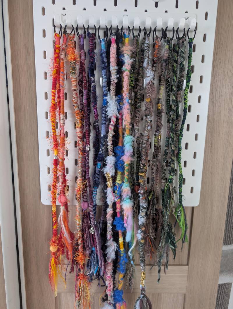 Personalisierte Dreadwrap Haargummi Temporäre Dreadlocks-Verlängerung Boho Haarband von Etsy - MisoryaCreations