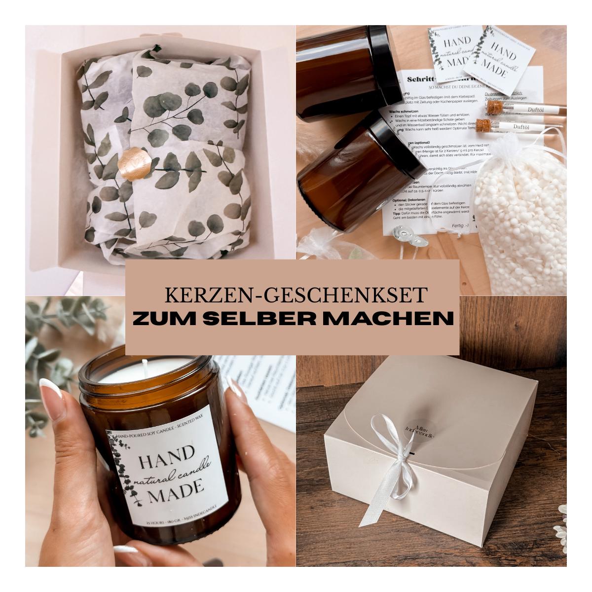 Diy Kerzen-Geschenkset Zum Selber Machen/Gießen Oder Verschenken/Sojawachskerze Geschenkidee Kerzenkit Box Geburtstagsgeschenk von Etsy - MissIndeCandle