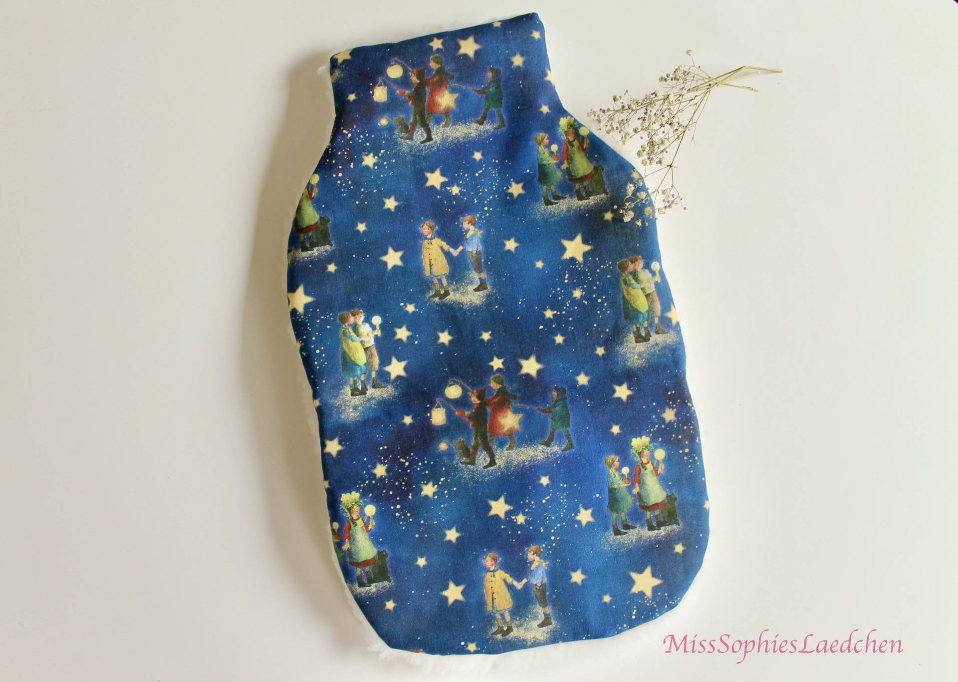 Wärmflaschenbezug Daniela Drescher Lichterkinder Mit Teddyplüsch, Neues Motiv Wärmflaschenbezug Daniela Drescher Lichterkinder Mit Teddyplüsch, Neues Motiv von Etsy - MissSophiesLaedchen