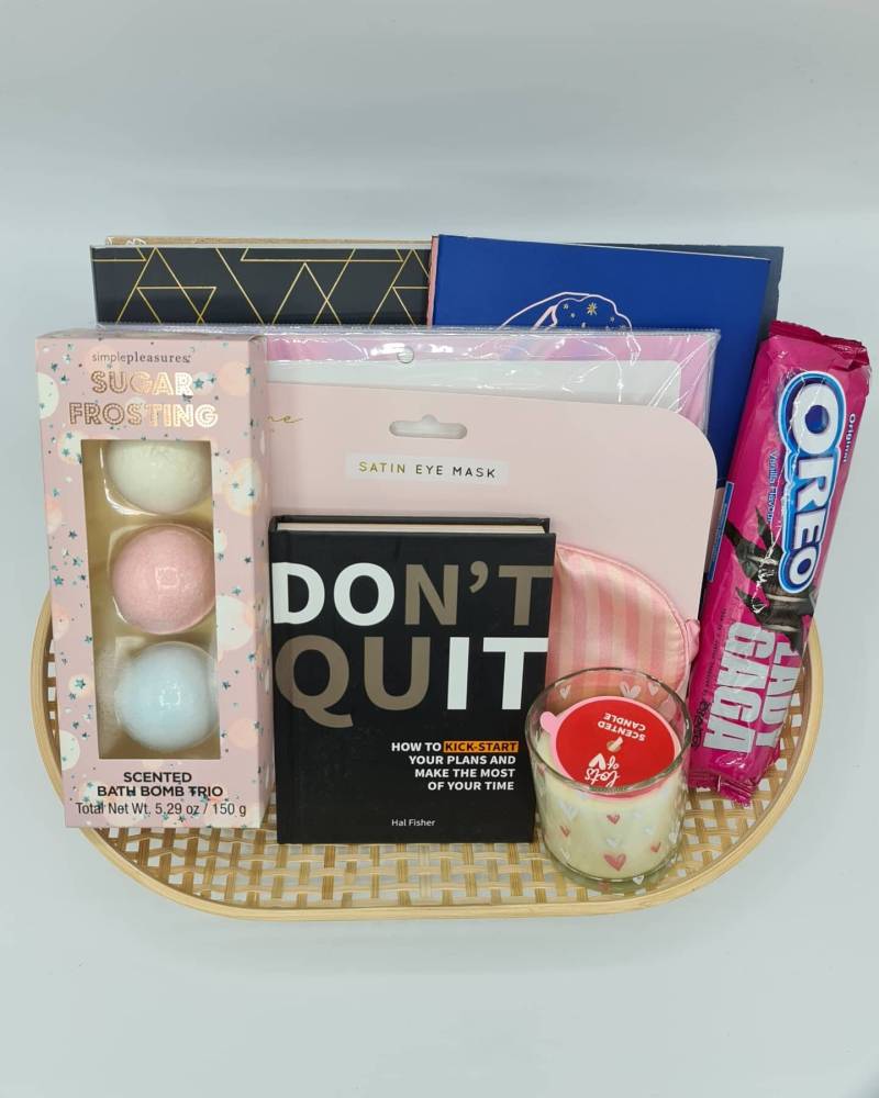 Missaji Wellness Neue Ziele Geschenkkorb von Etsy - MissajiByMisi
