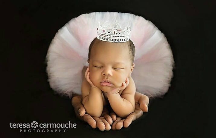 Ballerina Neugeborenen Set, Ballett-Tutu Baby, Tiara Prinzessin Neugeborene, Rosa Krone, Ballett-Baby-Set, Mädchen Säuglingskronen von Etsy - MiyahsCloset