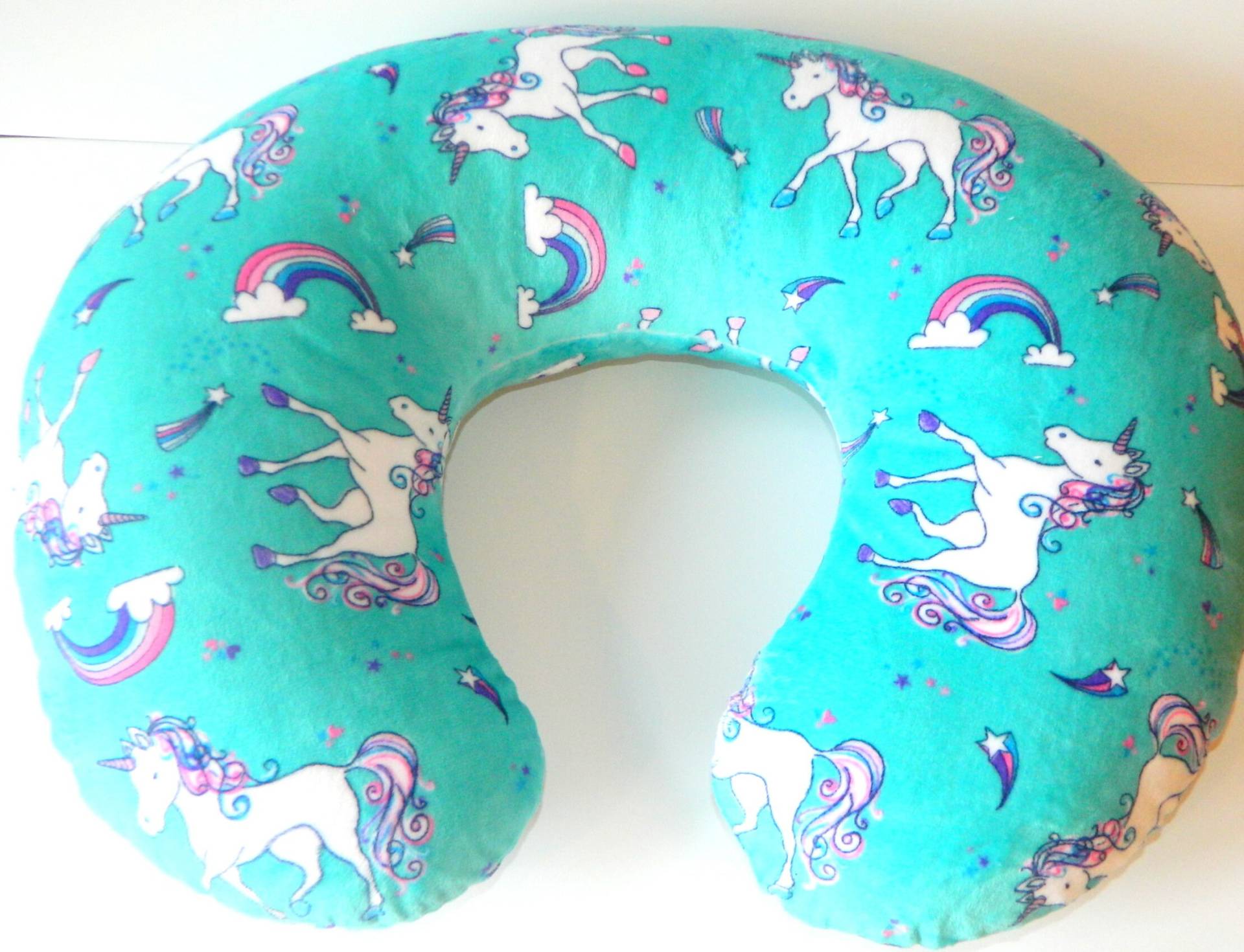 Einhorn Bobby Kissenbezug, Regenbogen Minky Stillkissen, Baby Girl Artikel, Geschenk Einhorn Bobby Kissenbezug, Regenbogen Minky Stillkissen, Baby Girl Artikel, Geschenk von Etsy - MoMaCreates