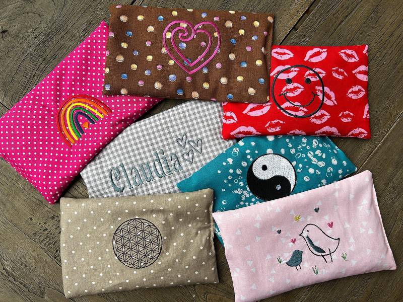 Dinkelkissen, Körnerkissen, Dinkelkissen Mit Stickerei, Wärmekissen Gestickt von Etsy - MobbyMade