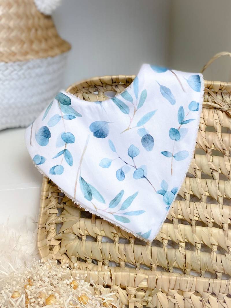Aquarell Eukalyptus Bandana Lätzchen von Etsy - Moejune