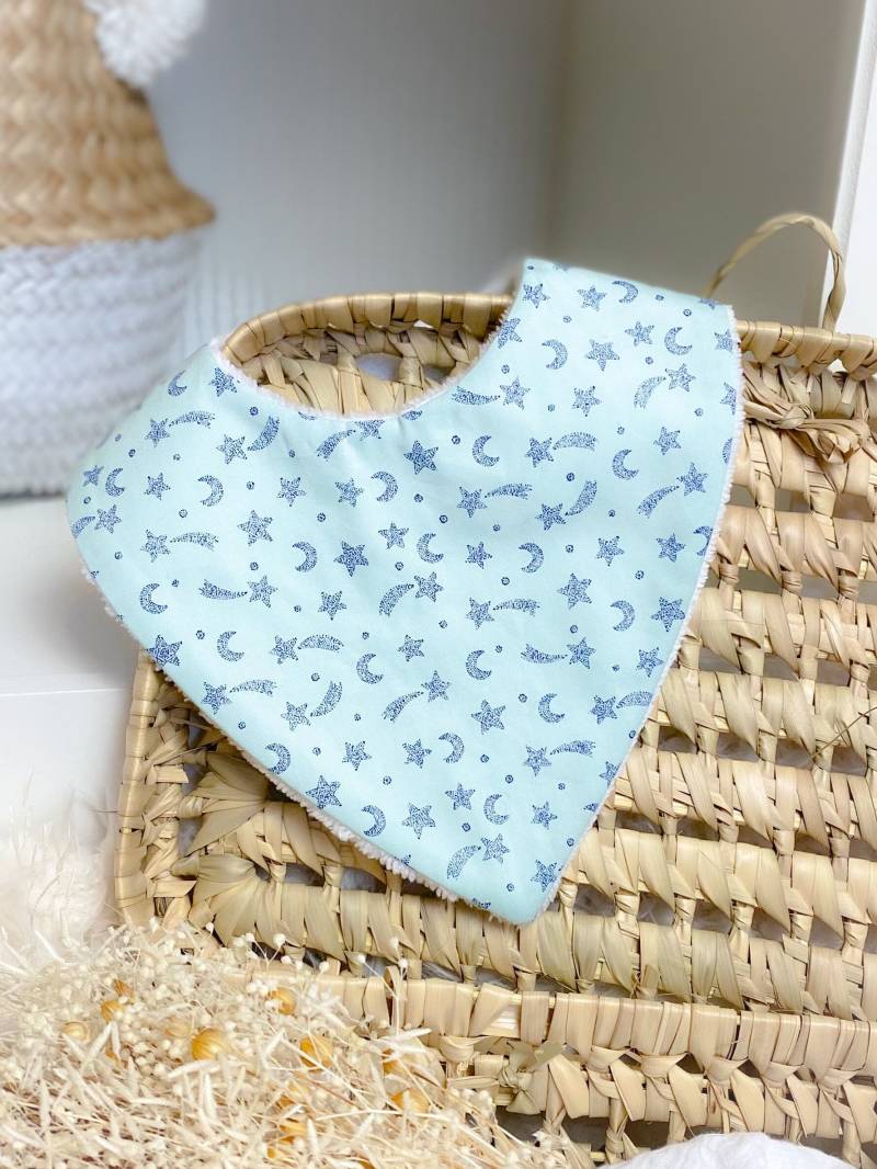 Bio-Bandana-Lätzchen Mit Sternennachtmotiv von Etsy - Moejune