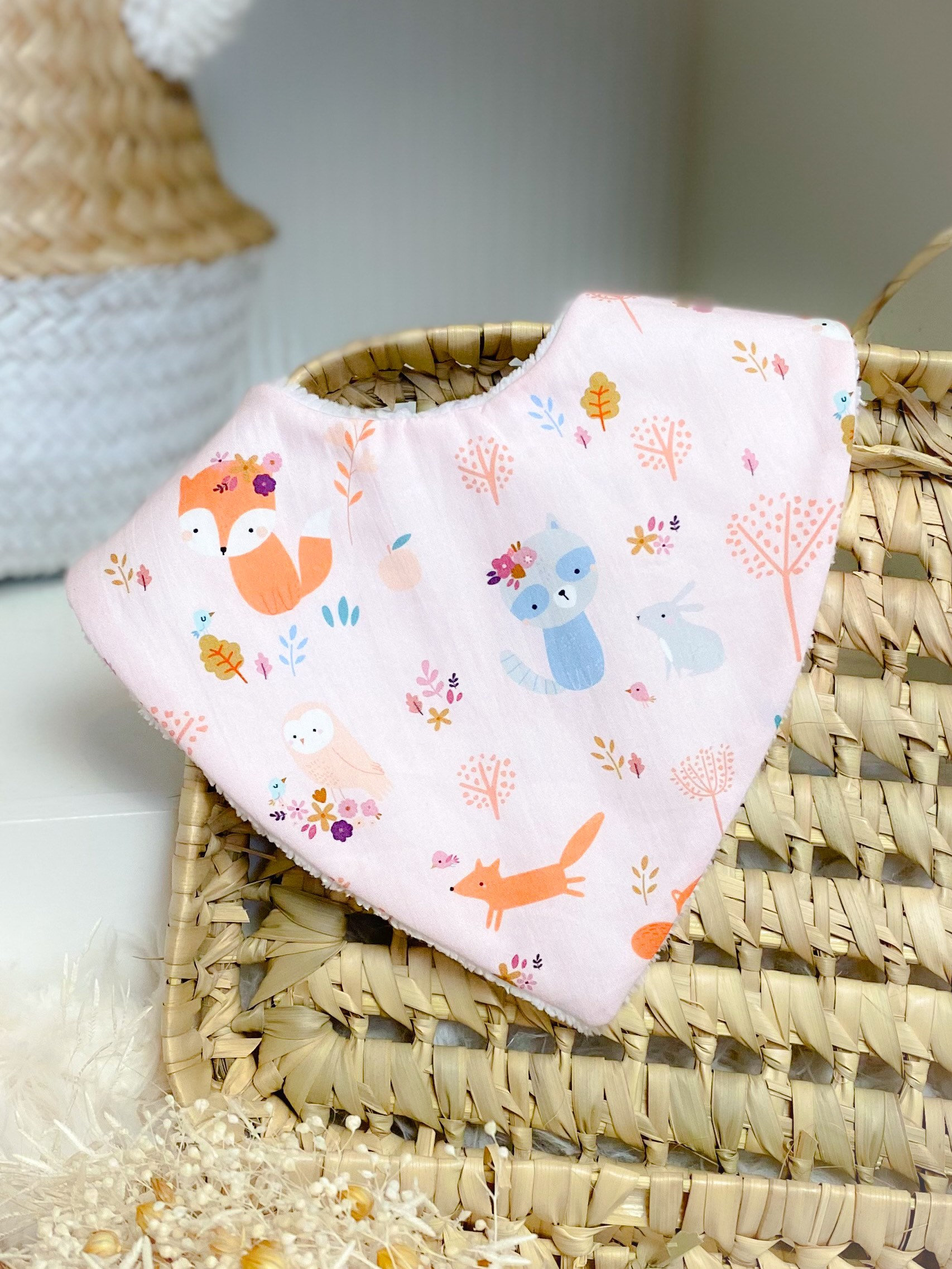 Forest Friends Bandana-Lätzchen Forest Friends Bandana-Lätzchen von Etsy - Moejune