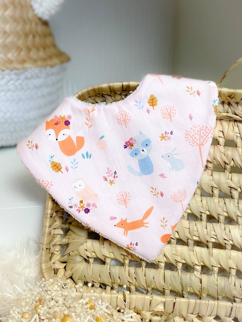 Forest Friends Bandana-Lätzchen von Etsy - Moejune