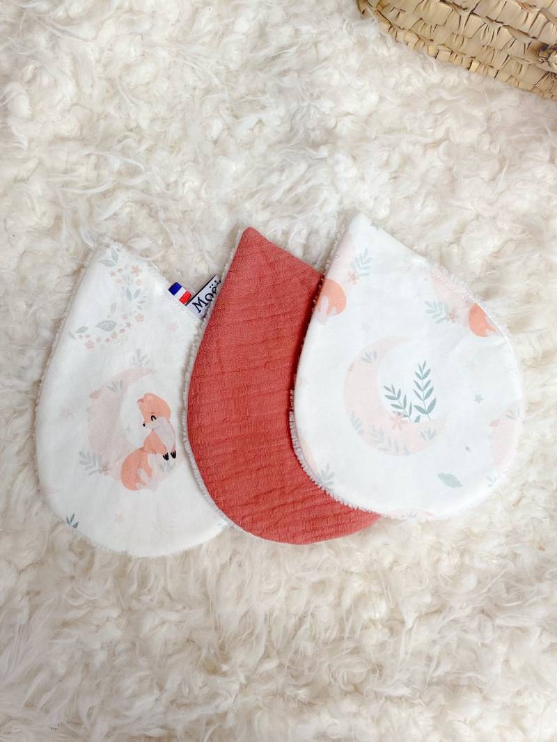 Große Waschbare Tücher „Fuchs" in Rosa von Etsy - Moejune