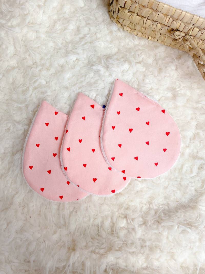 Große Waschbare Tücher Pink Heart von Etsy - Moejune