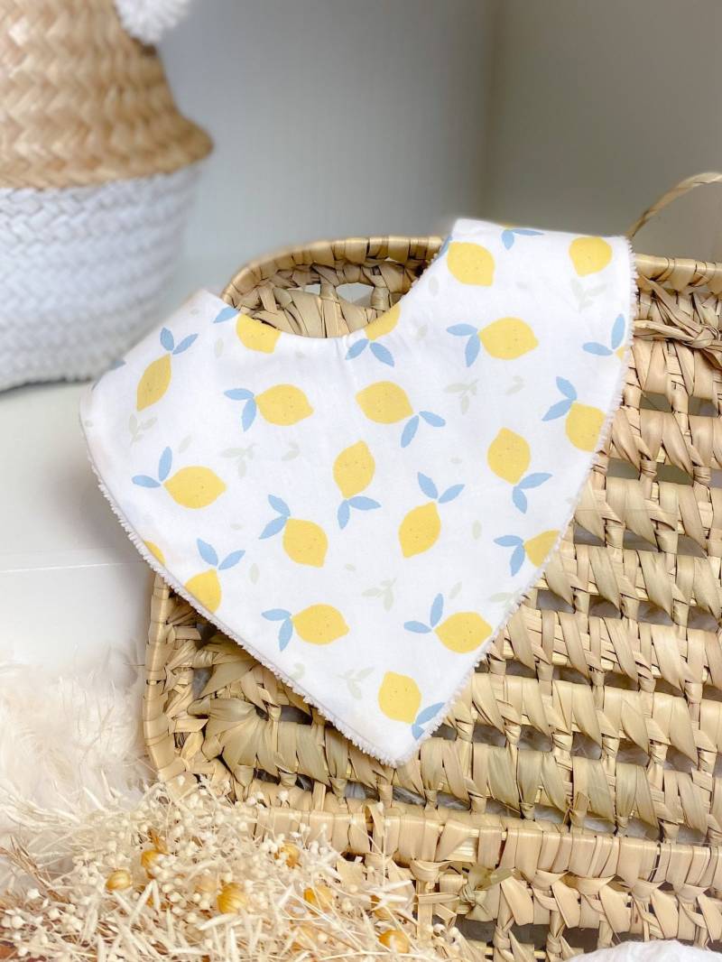 Neu Lemon Bio-Bandana-Lätzchen von Etsy - Moejune