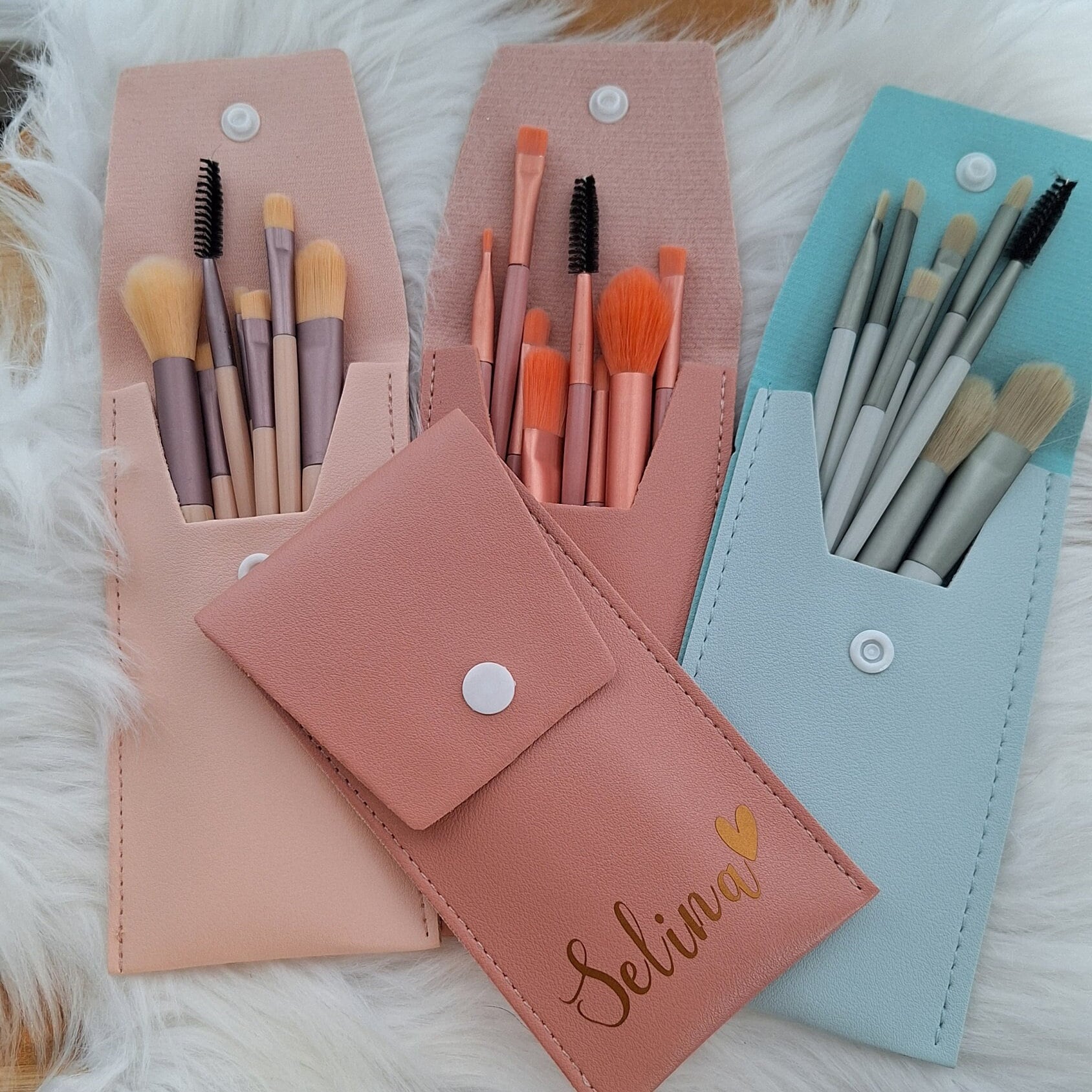 Reisepinsel Set|Makeup Pinsel Set|Mädelskram| Set To Go| Mitbringsel| Geschenk| Personalisiert von Etsy - Mohrtastisch