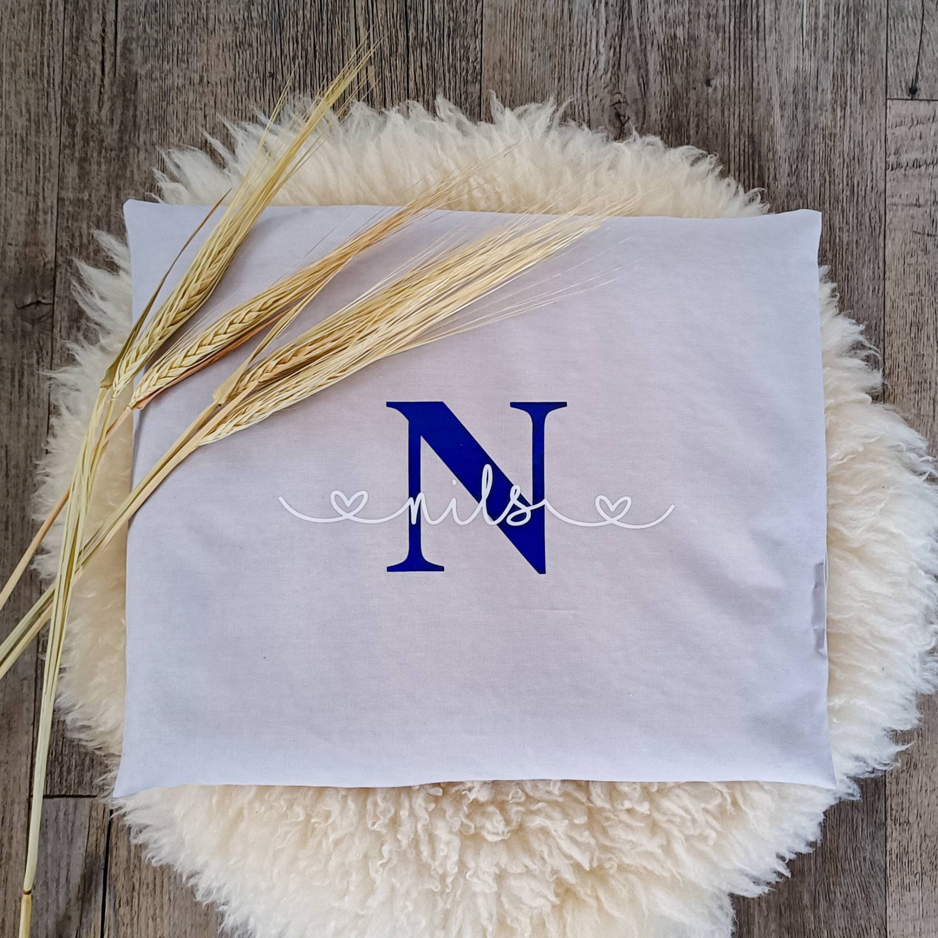 Personalisiertes Körnerkissen Mit Name Und Großbuchstabe - Handgenäht Aus Baumwolle Personalisiertes Körnerkissen Mit Name Und Großbuchstabe - Handgenäht Aus Baumwolle von Etsy - MoiraLouArt