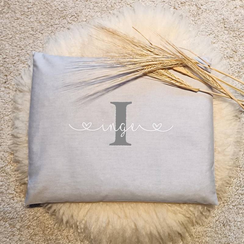 Körnerkissen Personalisiert Mit Name - Handgemachtes Wärmekissen 25x30 Mikrowellen-Heizkissen Aus Baumwolle von Etsy - MoiraLouArt