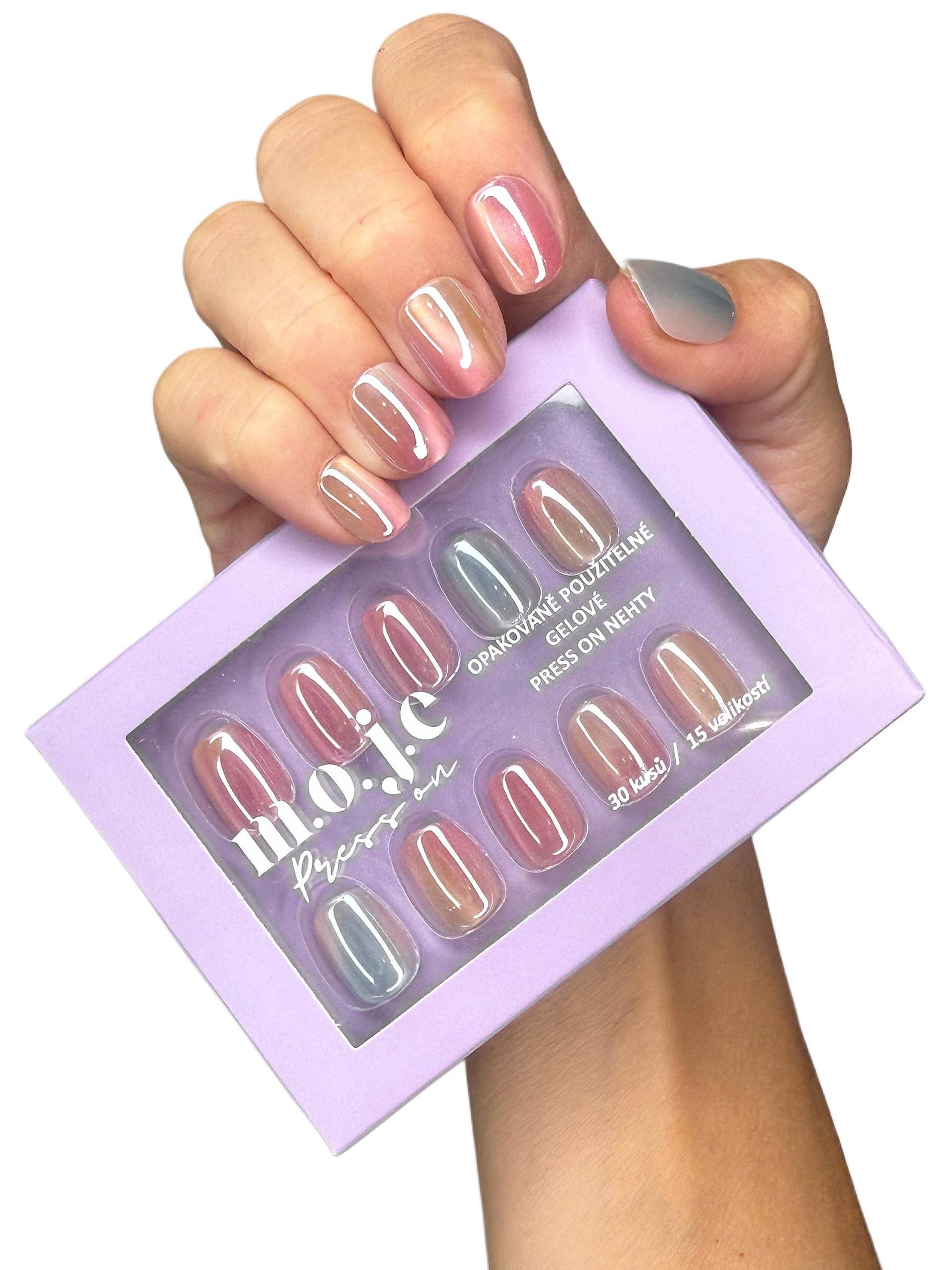 Drücken Sie Auf Die Nägel - Aura Glaze Drücken Sie Auf Die Nägel - Aura Glaze von Etsy - MojePresson