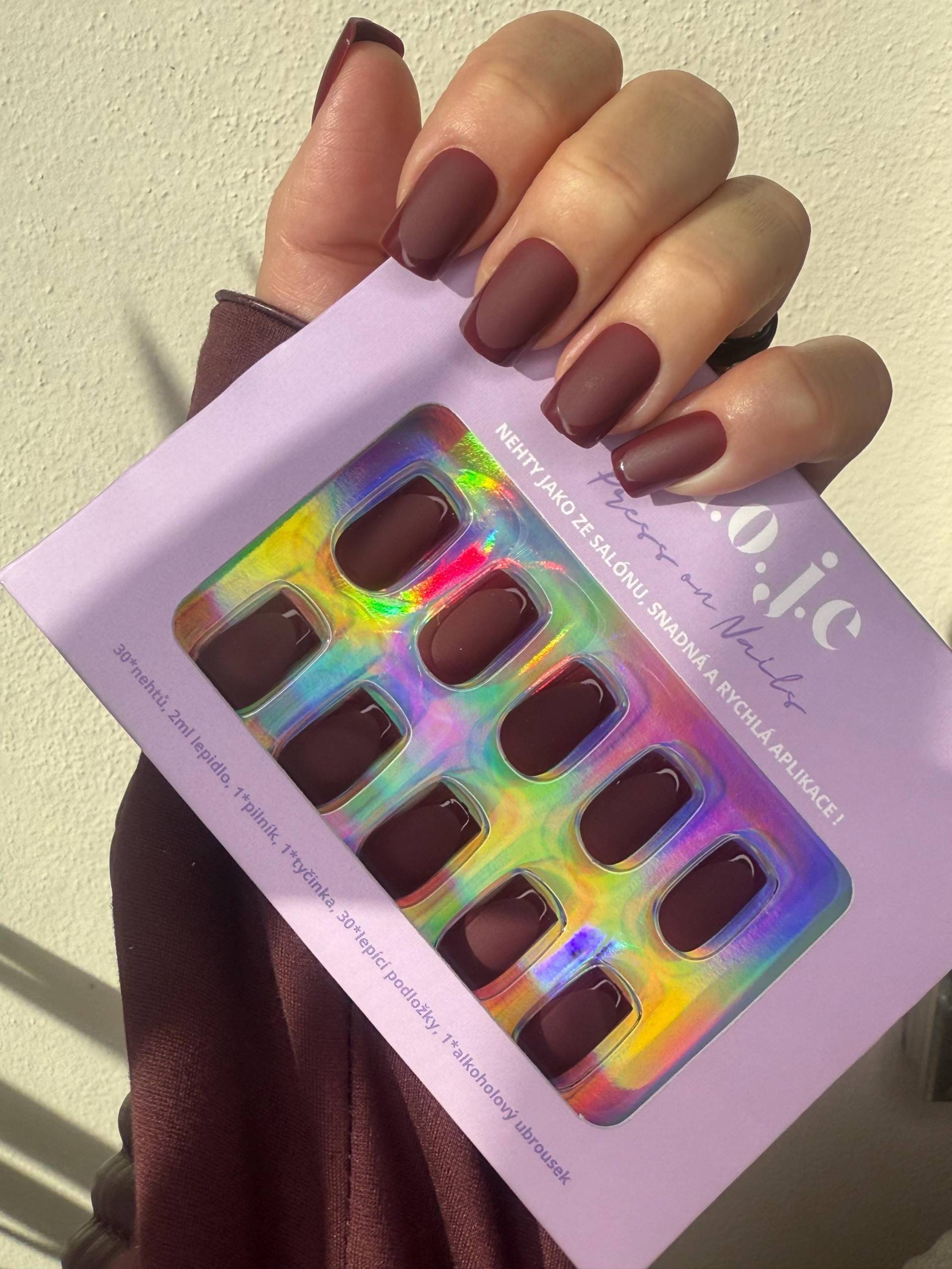 Wiederverwendbare Presse Auf Nägel - Burgbundy Affair Wiederverwendbare Presse Auf Nägel - Burgbundy Affair von Etsy - MojePresson