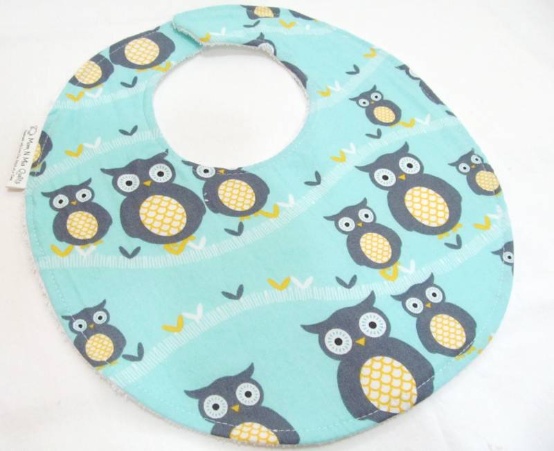 Boutique-Lätzchen Für Baby Oder Kleinkind Jungen Mädchen - Süße Eulen, Neutral, Moderne Essentials Baumwolle Lätzchen von Etsy - MomNMiaDesigns