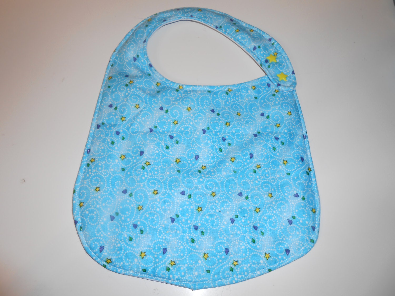 Blue Swirl Bib Blue Swirl Bib von Etsy - MommySoup