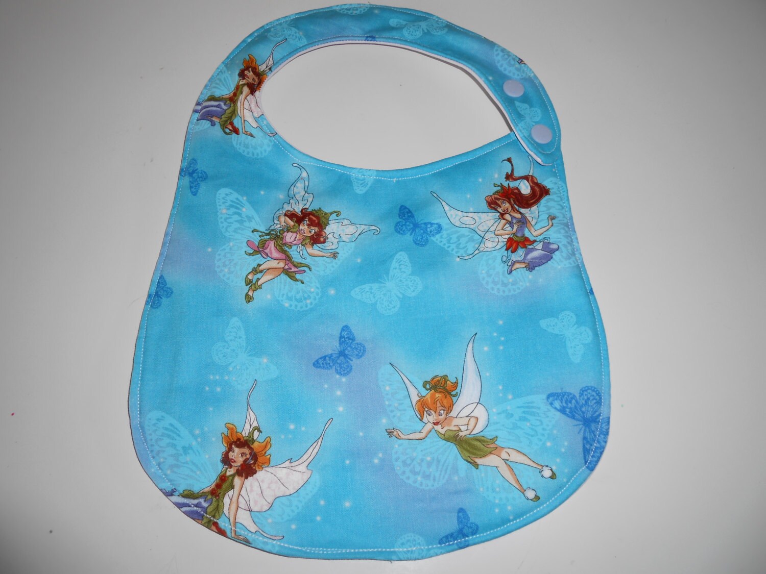 Blue Vintage Tinkerbell Bib Blue Vintage Tinkerbell Bib von Etsy - MommySoup