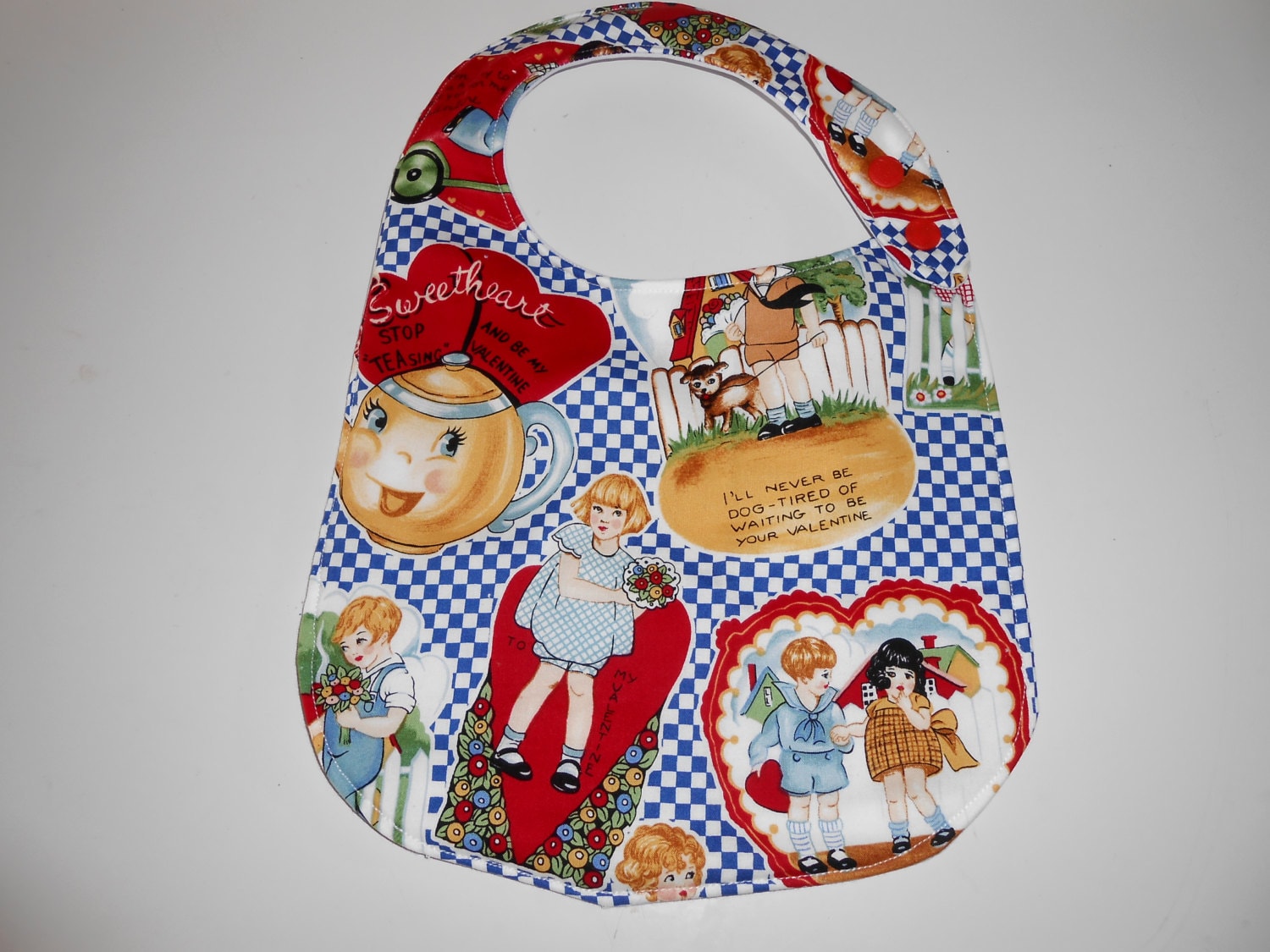 Vintage Valentine Bib Vintage Valentine Bib von Etsy - MommySoup