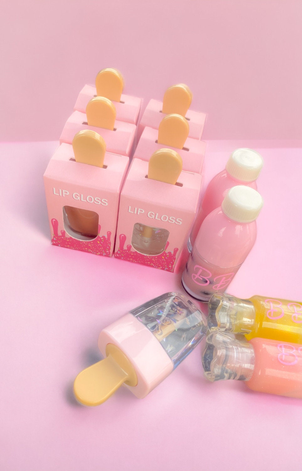 Boba Tea Lipgloss, Cake Pop, Popsicle Lipgloss, Valentine Day von Etsy - Mommybellasoapbars