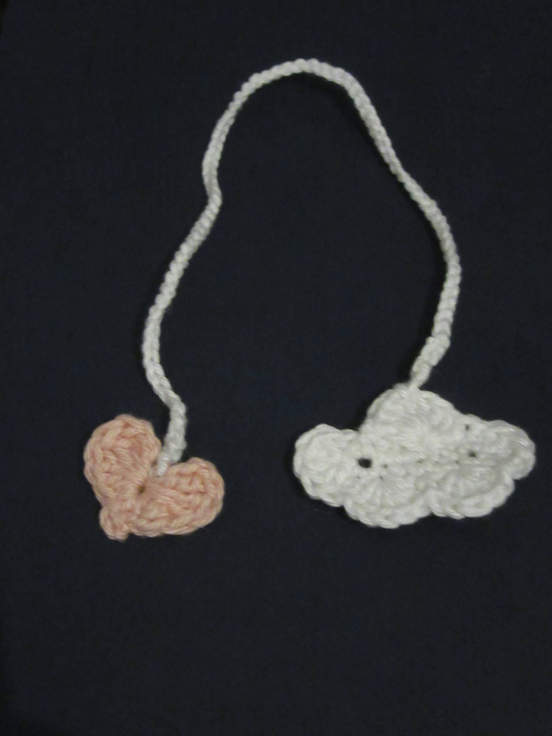 Nabelschnurbändchen Herz Und Wölkchen - Geburt 100% Baumwolle von Etsy - Momunder