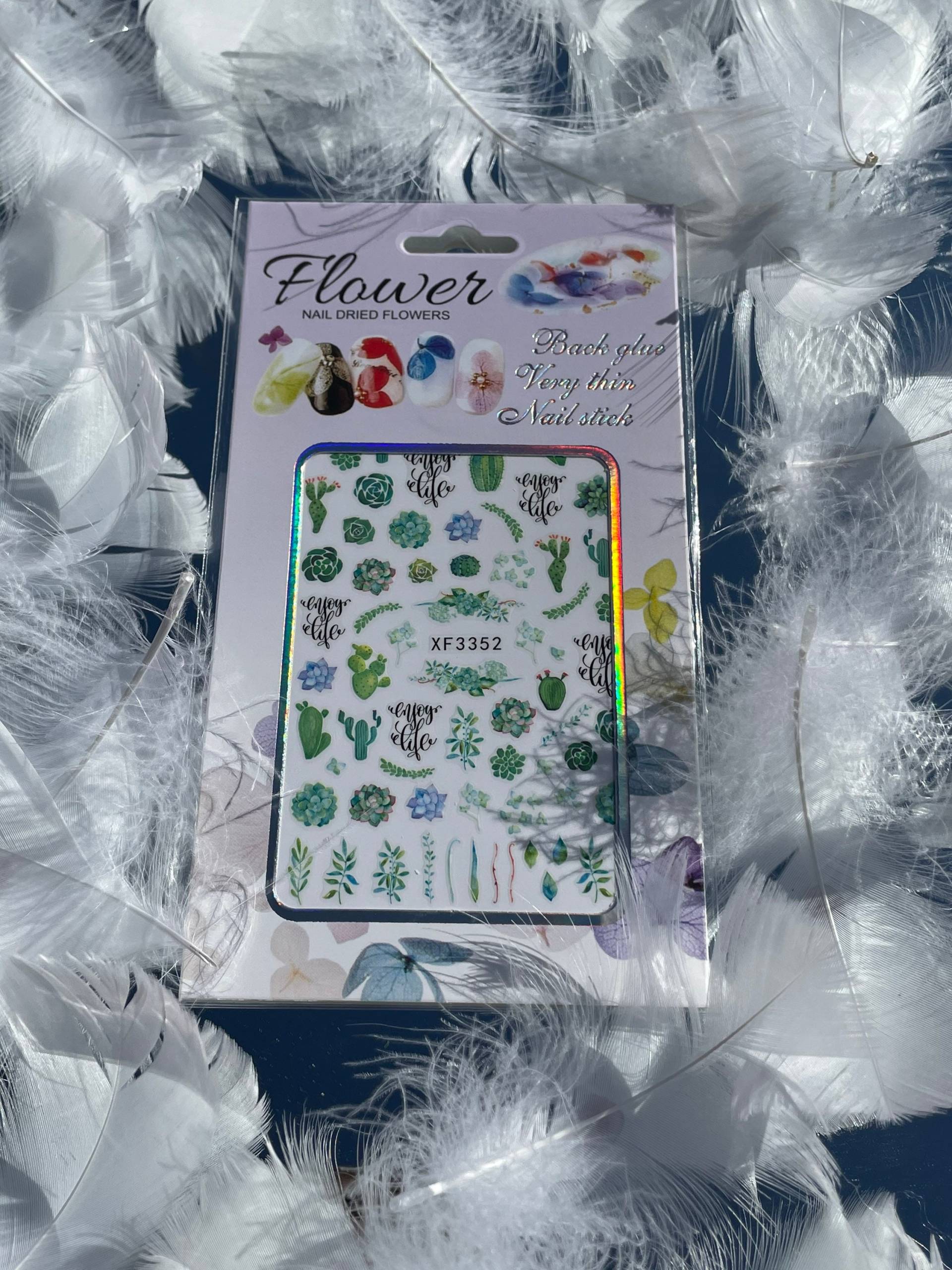 Kaktus Nagel Sticker, Sukkulenten Aufkleber, Blatt Sommer Grüne Selbstklebende Aufkleber Kaktus Nagel Sticker, Sukkulenten Aufkleber, Blatt Sommer Grüne Selbstklebende Aufkleber von Etsy - MonarchyandCo