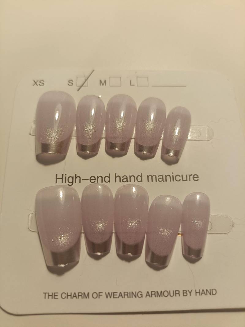 Handmade Press-On Nails | Custom Reusable False Salon Quality Choose Shape & Length Daily, Bridal, Or Party Wear von Etsy - Mondpoesie