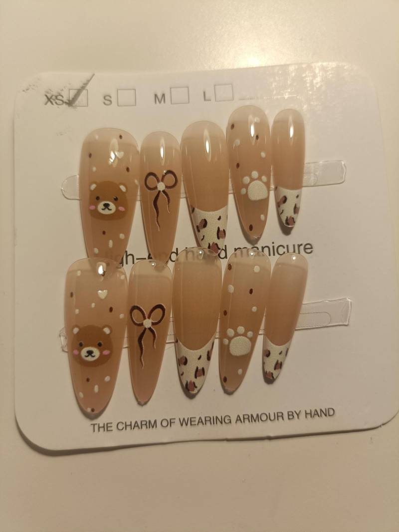 Handmade Press-On Nails | Custom Reusable False Salon Quality Choose Shape & Length Daily, Bridal, Or Party Wear von Etsy - Mondpoesie