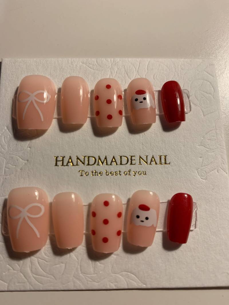 Handmade Press-On Nails | Custom Reusable False Salon Quality Choose Shape & Length Daily, Bridal, Or Party Wear von Etsy - Mondpoesie