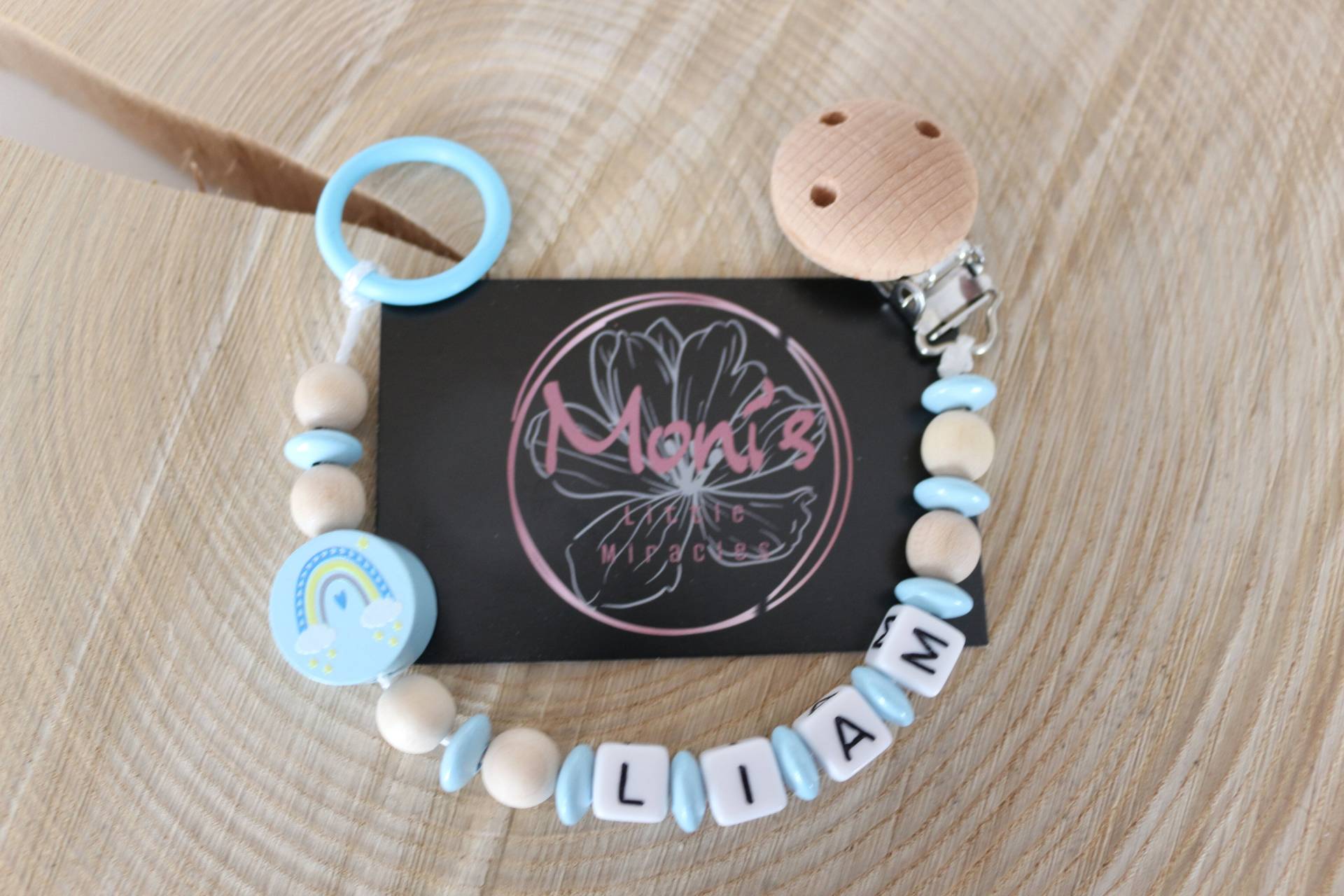 Schnullerketten Personalisiert, Mit Namen, Regenbogen, Verschiedene Farben, Silikonringe, Handmade Schnullerketten Personalisiert, Mit Namen, Regenbogen, Verschiedene Farben, Silikonringe, Handmade von Etsy - MonisLittleMiracles