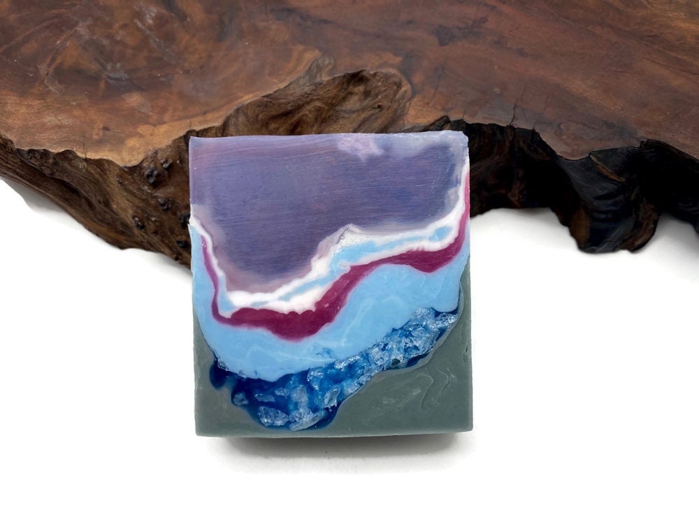 Duftende Achat Seife - Handgefertigtes Kristall Badehaus von Etsy - MooncraftApothecary