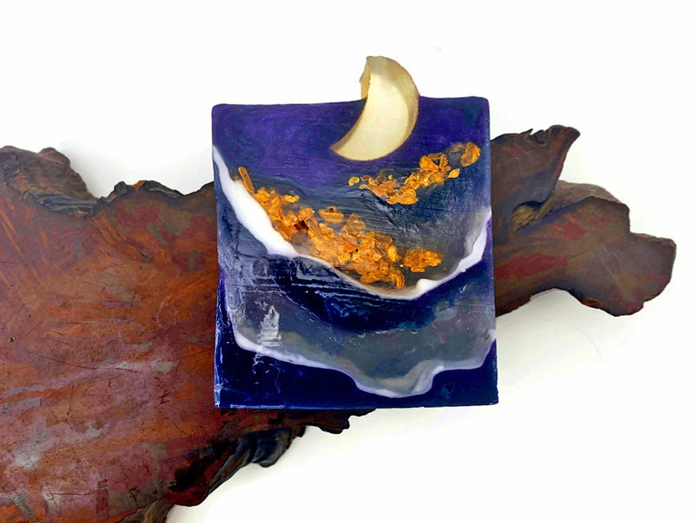 Moonlight Sonata - Artisan Made Hand/Bath Bar Soap | Mitternachtswasserduftölduft Pm0046 Moonlight Sonata - Artisan Made Hand/Bath Bar Soap | Mitternachtswasserduftölduft Pm0046 von Etsy - MooncraftApothecary