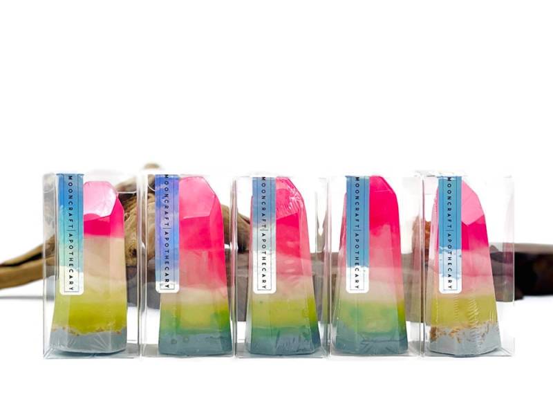 Wassermelonen-Turmalin-Kristallspitze - Naturpunkt Hand/Bade-Seife | Rosa-Pfingstrose-Duftöl-Duft Pm0017 Wassermelonen-Turmalin-Kristallspitze - Naturpunkt Hand/Bade-Seife | Rosa-Pfingstrose-Duftöl-Duft Pm0017 von Etsy - MooncraftApothecary