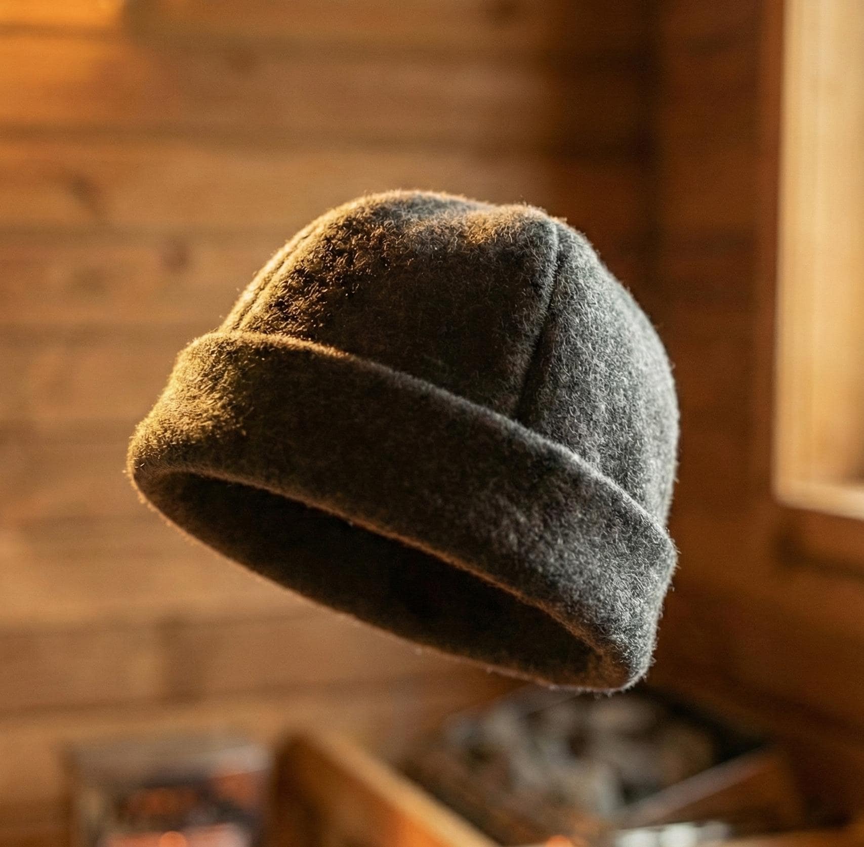 Saunamütze Aus 100 % Wollwalk Saunamütze Aus 100 % Wollwalk von Etsy - Morchelinos