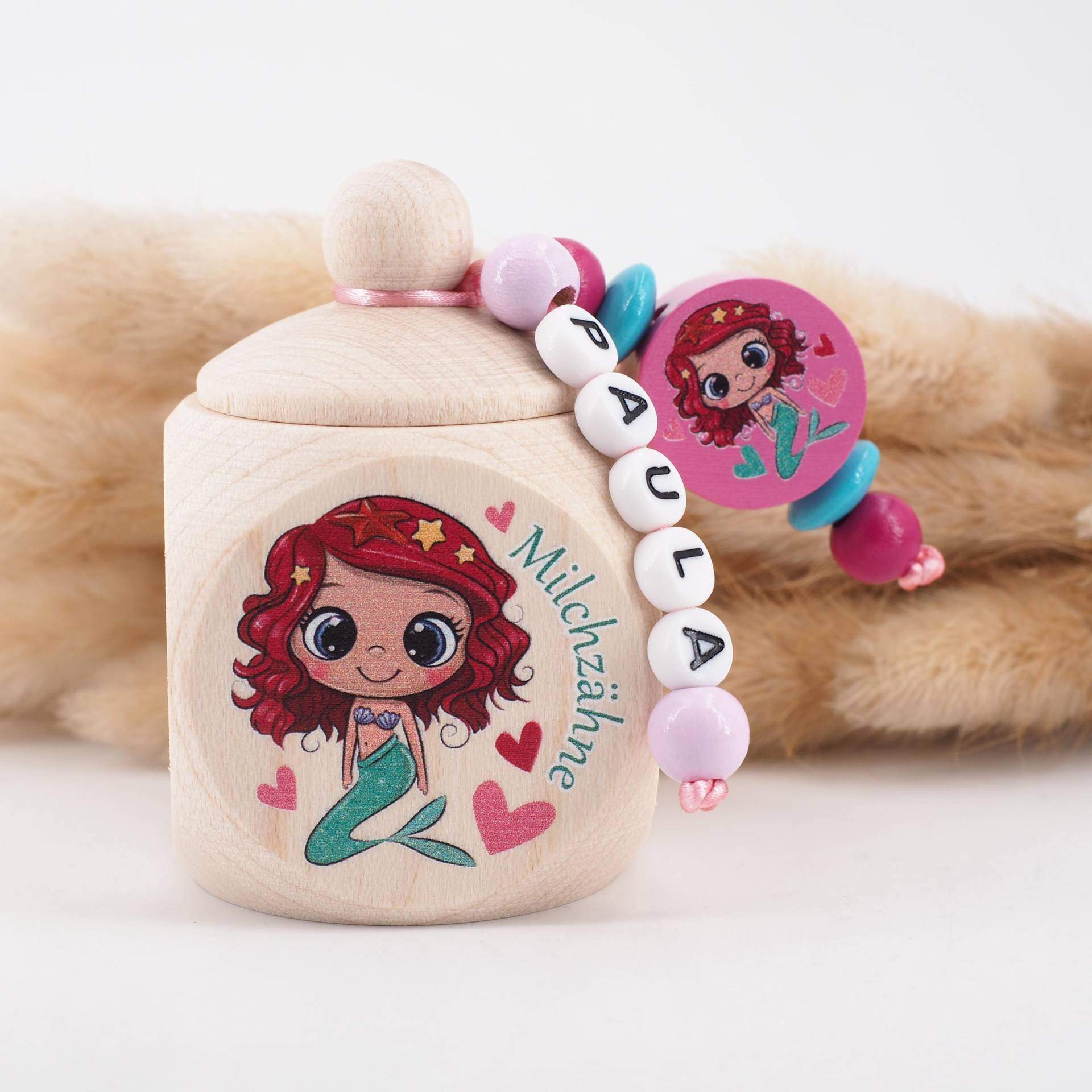 Milchzahndose Mit Namen Meerjungfrau Milchzahndose Mit Namen Meerjungfrau von Etsy - MotzisBunteWelt2014