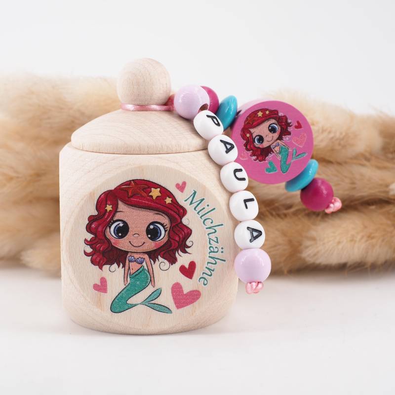 Milchzahndose Mit Namen Meerjungfrau von Etsy - MotzisBunteWelt2014