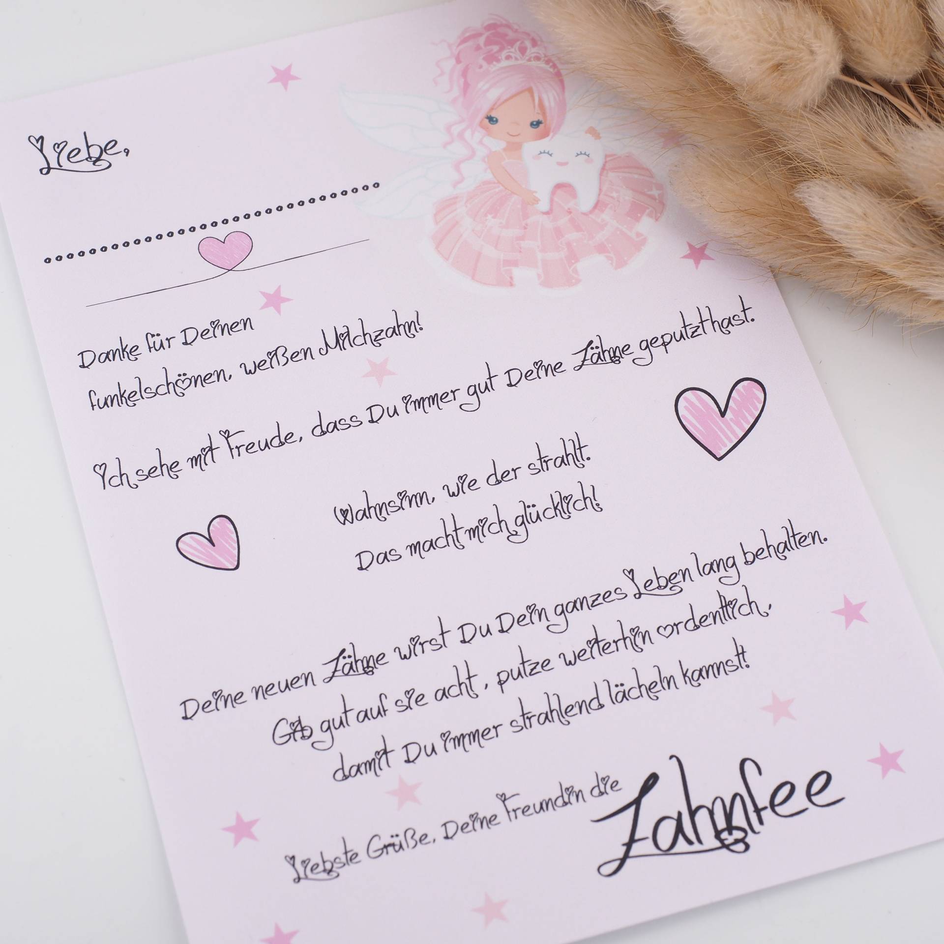 Zahnfee Brief Fee Zahnfee Brief Fee von Etsy - MotzisBunteWelt2014